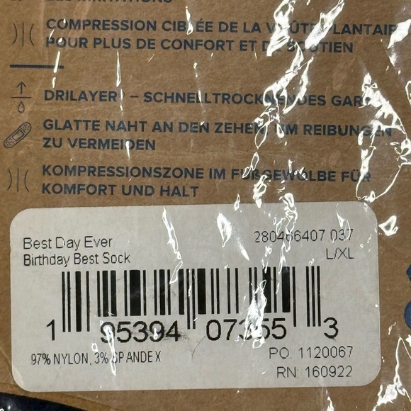 Brooks Birthday Best Sock - Picture 4 of 5